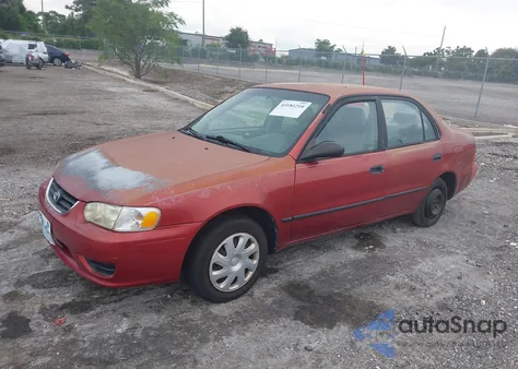 2002 Toyota Corolla Le from USA, damaged, VIN 1NXBR12E22Z601401
